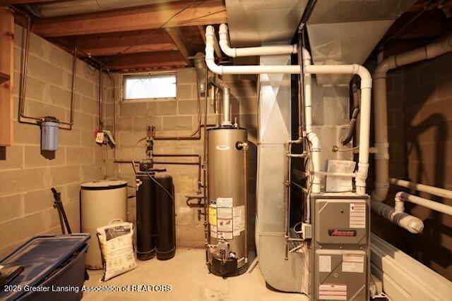 utilities with gas water heater