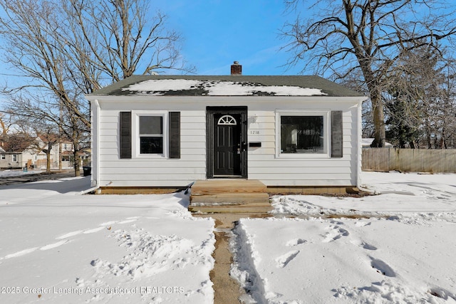 view of bungalow-style house