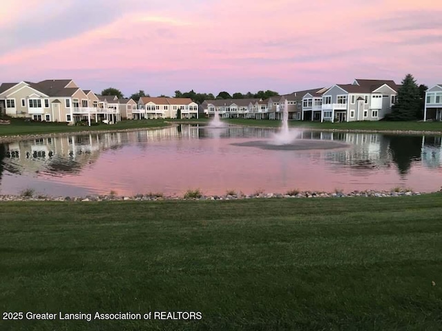 property view of water