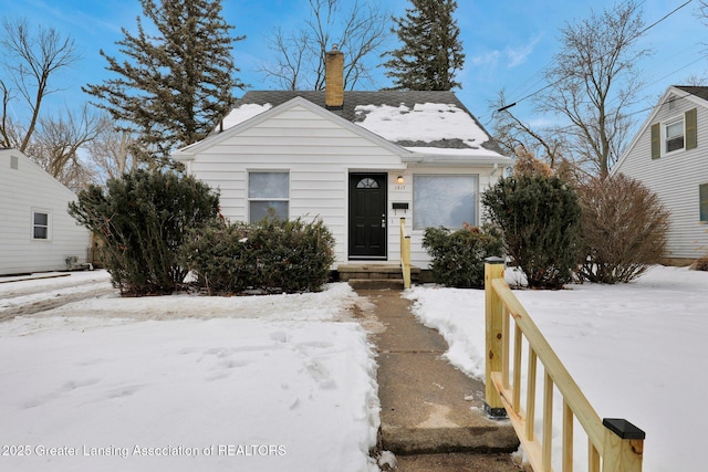 view of bungalow