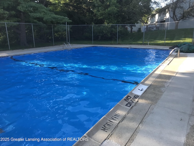 view of pool