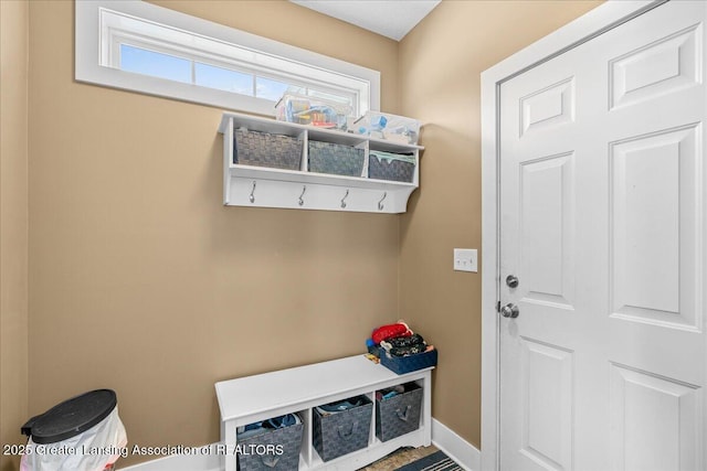 view of mudroom