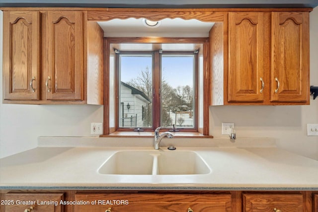 kitchen featuring sink