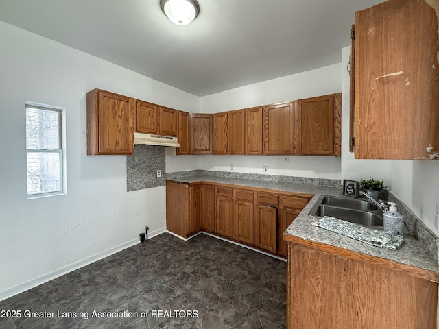 kitchen featuring sink