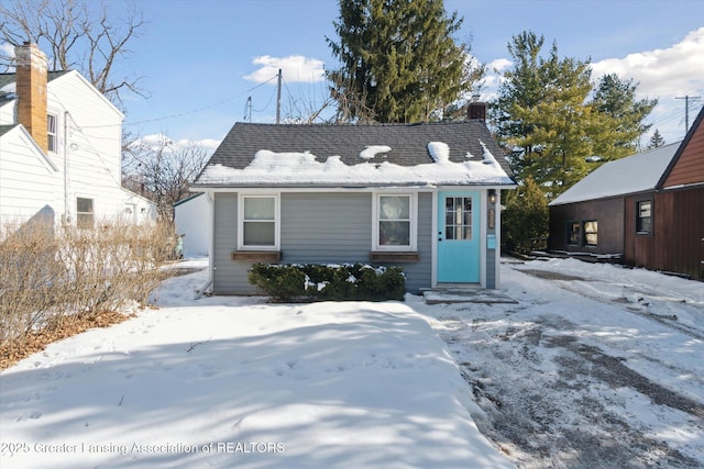 view of bungalow-style house