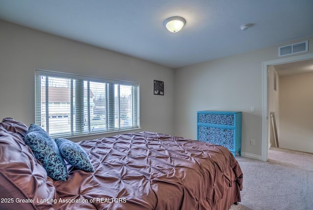 bedroom featuring carpet flooring