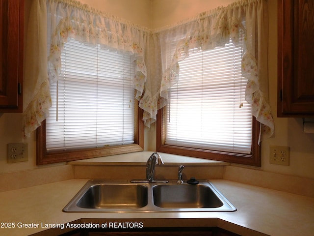 kitchen featuring sink