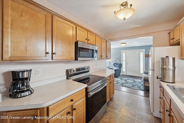 kitchen featuring stainless steel appliances and sink