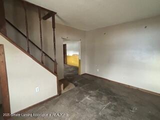 view of unfurnished living room