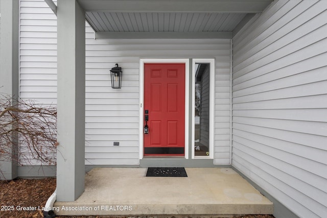 view of property entrance