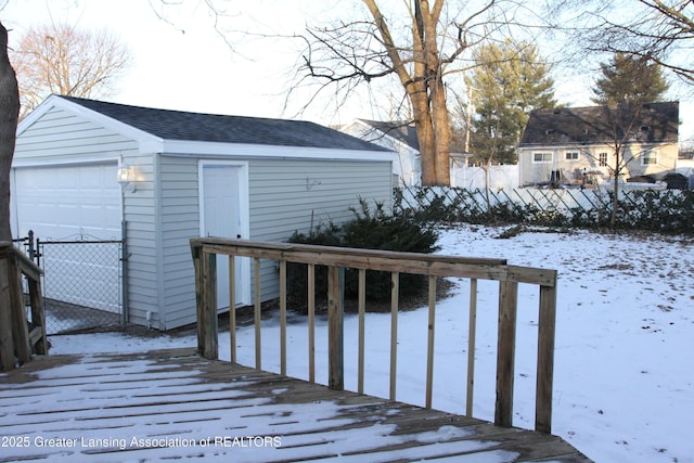 view of dock area