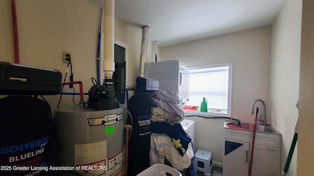 utility room with sink