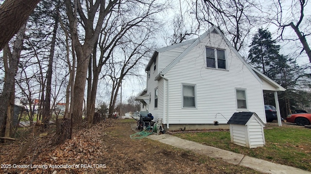 view of side of home