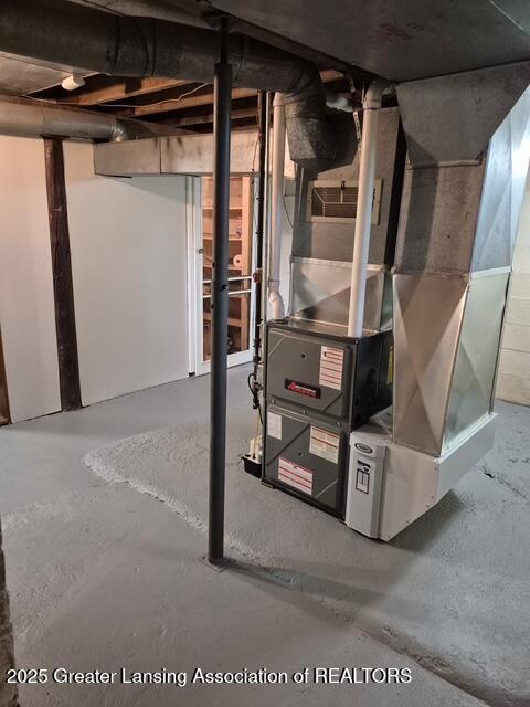 2968 N Krepps Rd, Saint Johns, MI 48879 - view of unfinished below grade area