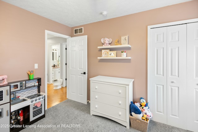 interior space featuring a closet