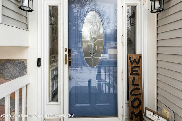 view of entrance to property