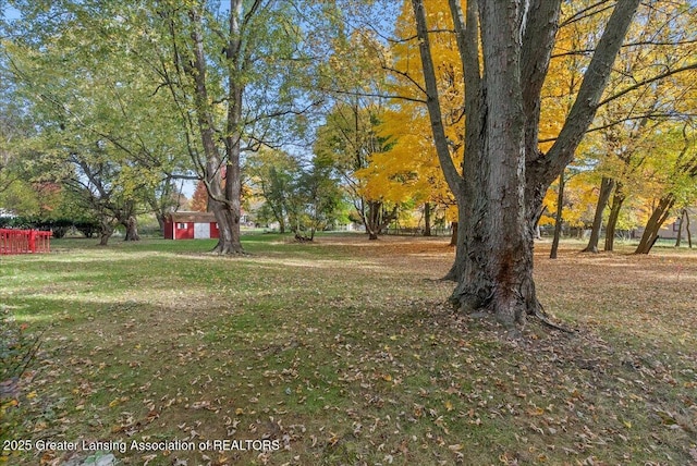 view of yard