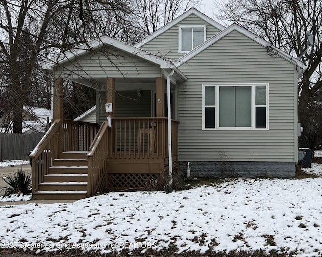 view of front of house