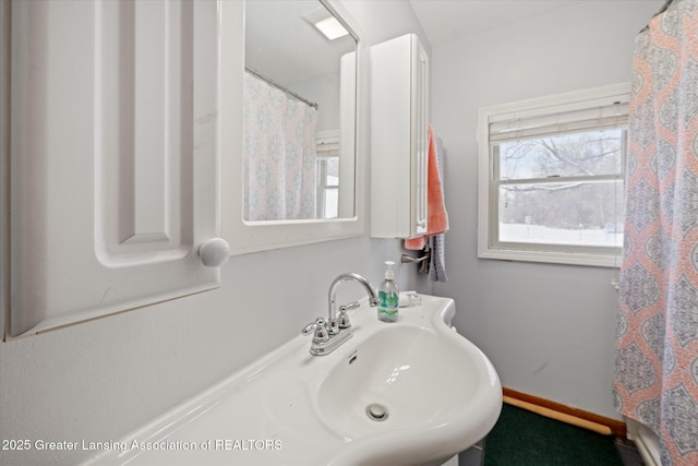 bathroom with sink