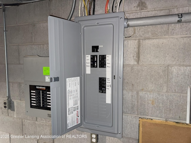 utilities with electric panel