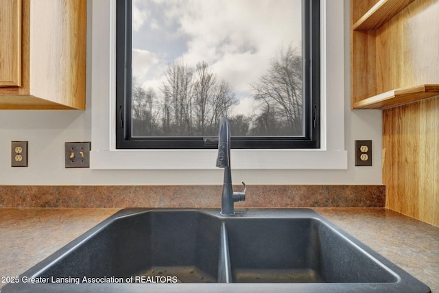 interior details with sink