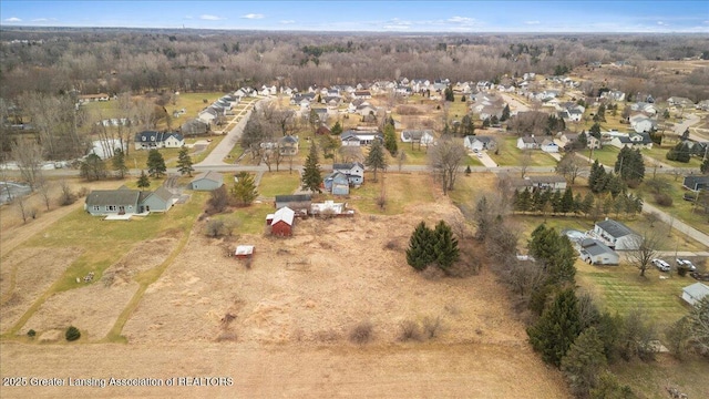 birds eye view of property featuring a residential view