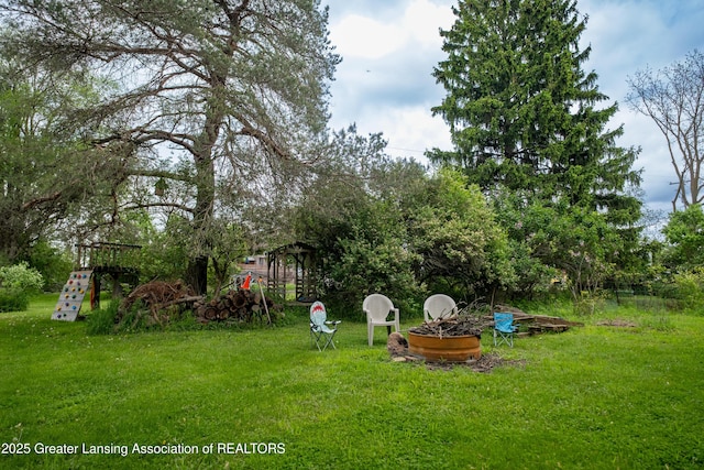 7761 W Herbison Rd, Dewitt, MI 48820 - view of green lawn