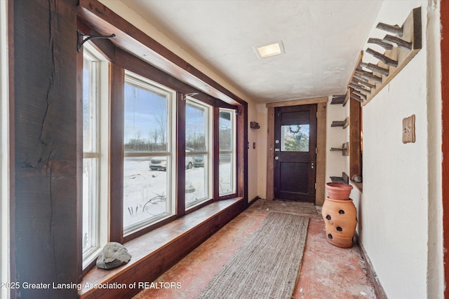 doorway to outside with visible vents