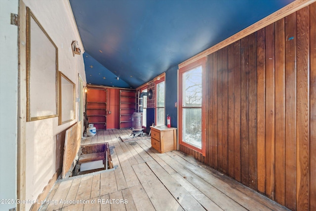 interior space featuring wood finished floors