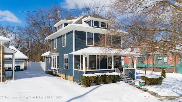 view of traditional style home