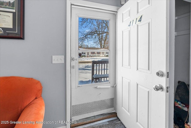 view of doorway