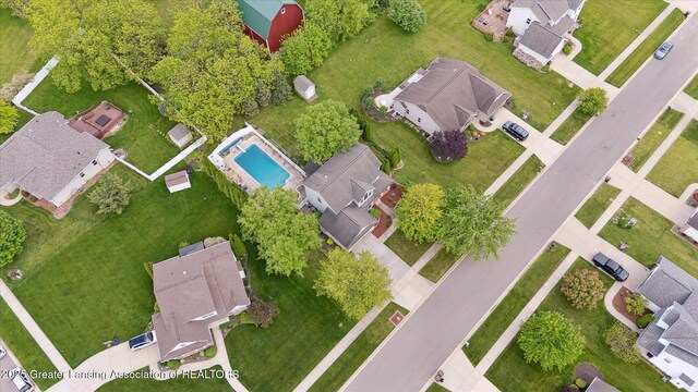 11610 Hibiscus Ln, Grand Ledge, MI 48837 - aerial view of property's location featuring nearby suburban area