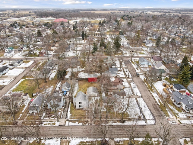 birds eye view of property featuring a residential view