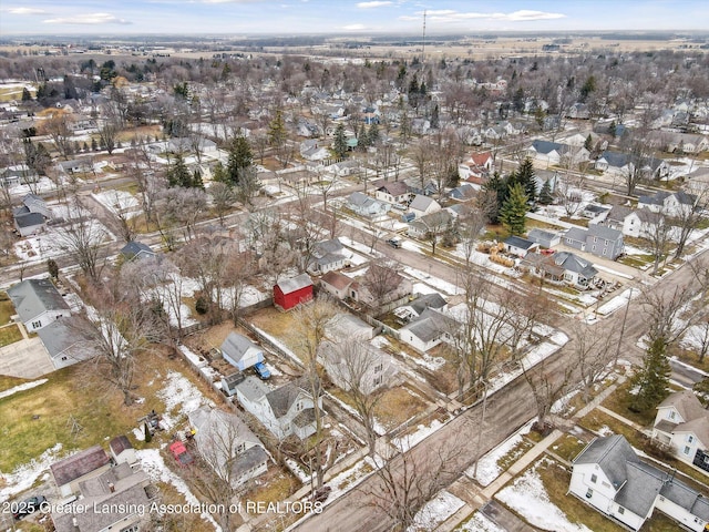 birds eye view of property featuring a residential view