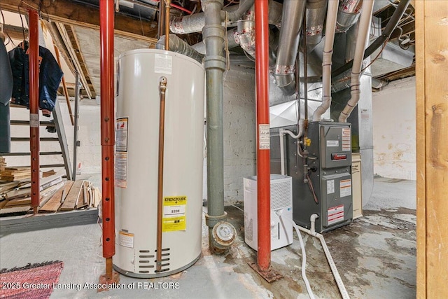 utilities featuring water heater