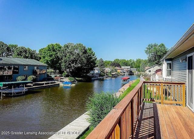 property view of water