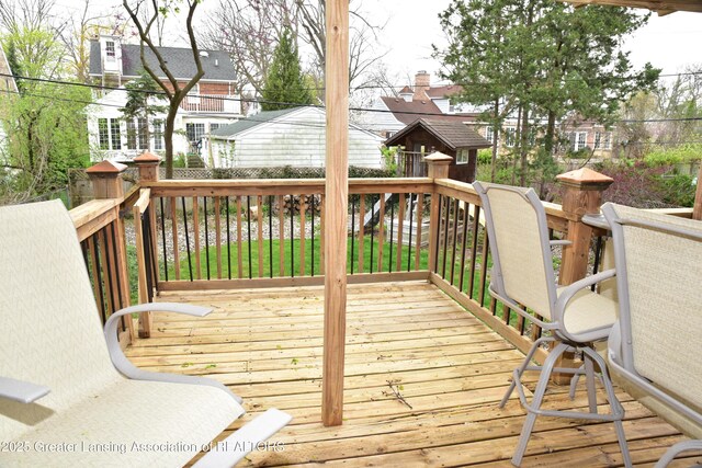 603 N Harrison Rd, East Lansing, MI 48823 - view of deck