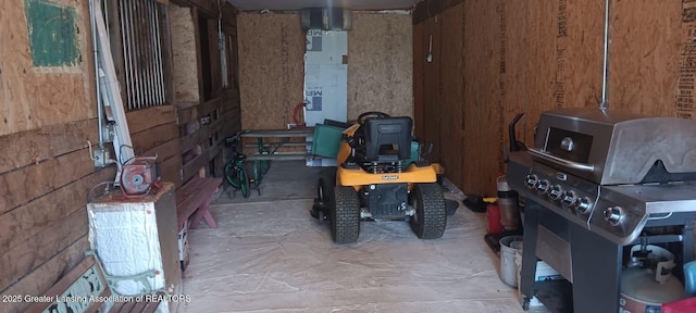 11173 W Bennett Rd, Sumner, MI 48889 - miscellaneous room featuring unfinished concrete flooring