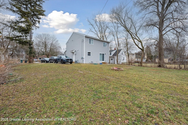 exterior space featuring a lawn