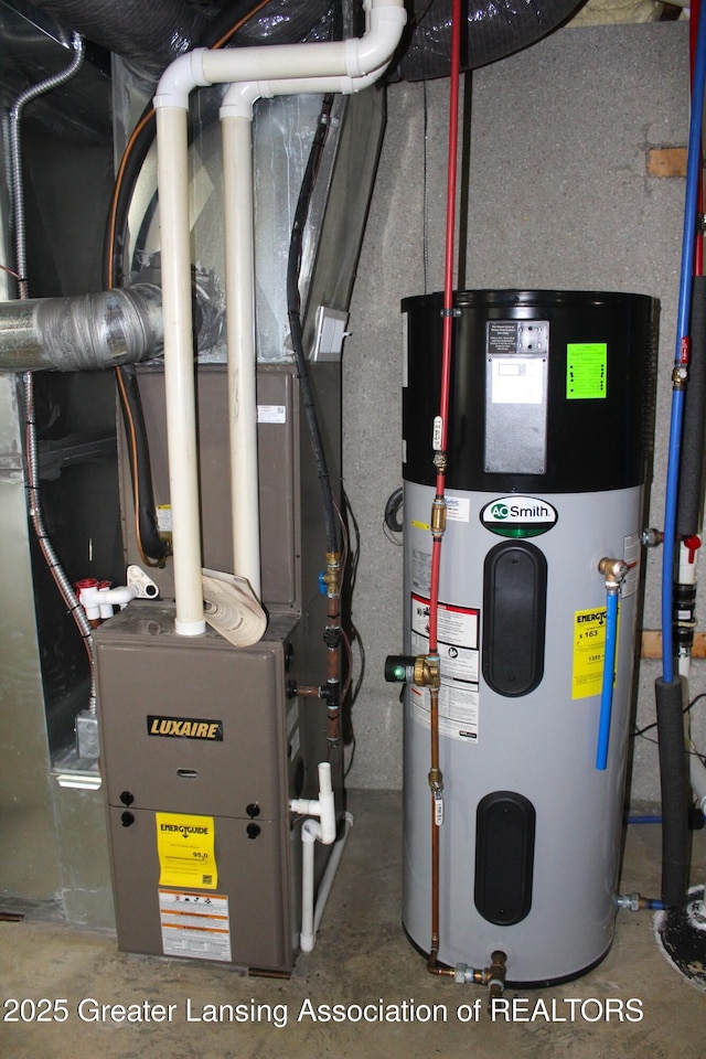 utilities with heat pump water heater