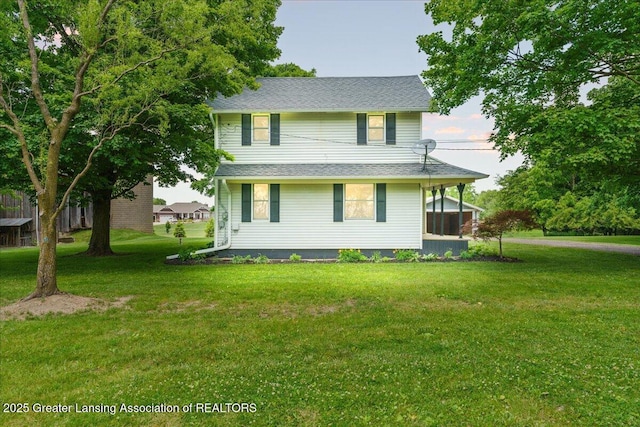 9840 W Herbison Rd, Eagle, MI 48822 - view of front of home with a front yard