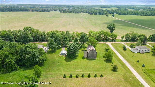 9840 W Herbison Rd, Eagle, MI 48822 - aerial view of sparsely populated area