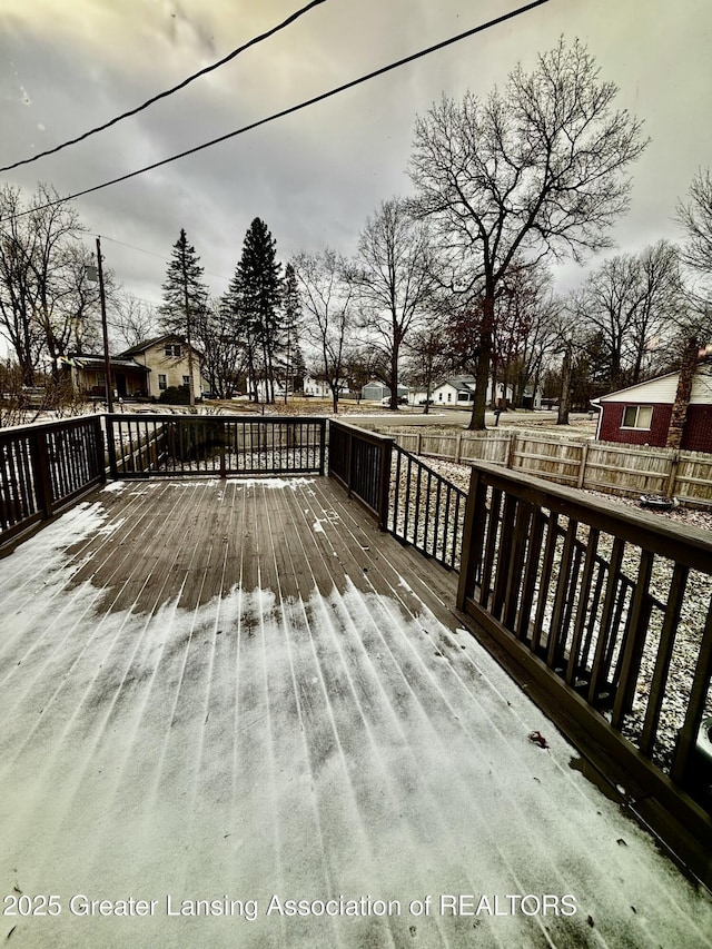 view of deck