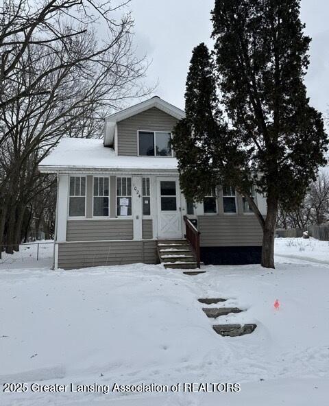 view of bungalow-style house