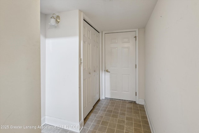 hall with baseboards