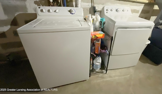 laundry room featuring laundry area and washer and dryer