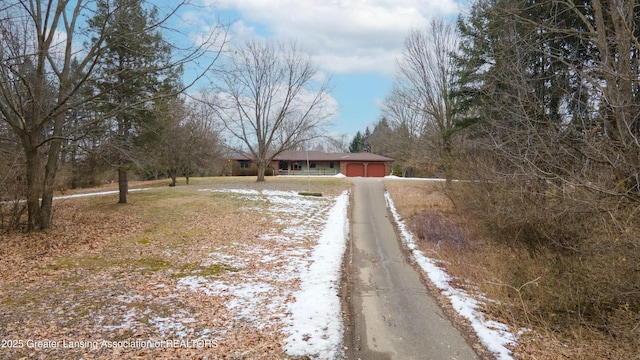 view of front of home featuring an attached garage