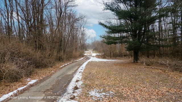 view of road