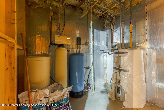 utility room featuring electric panel