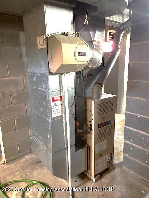 view of utility room